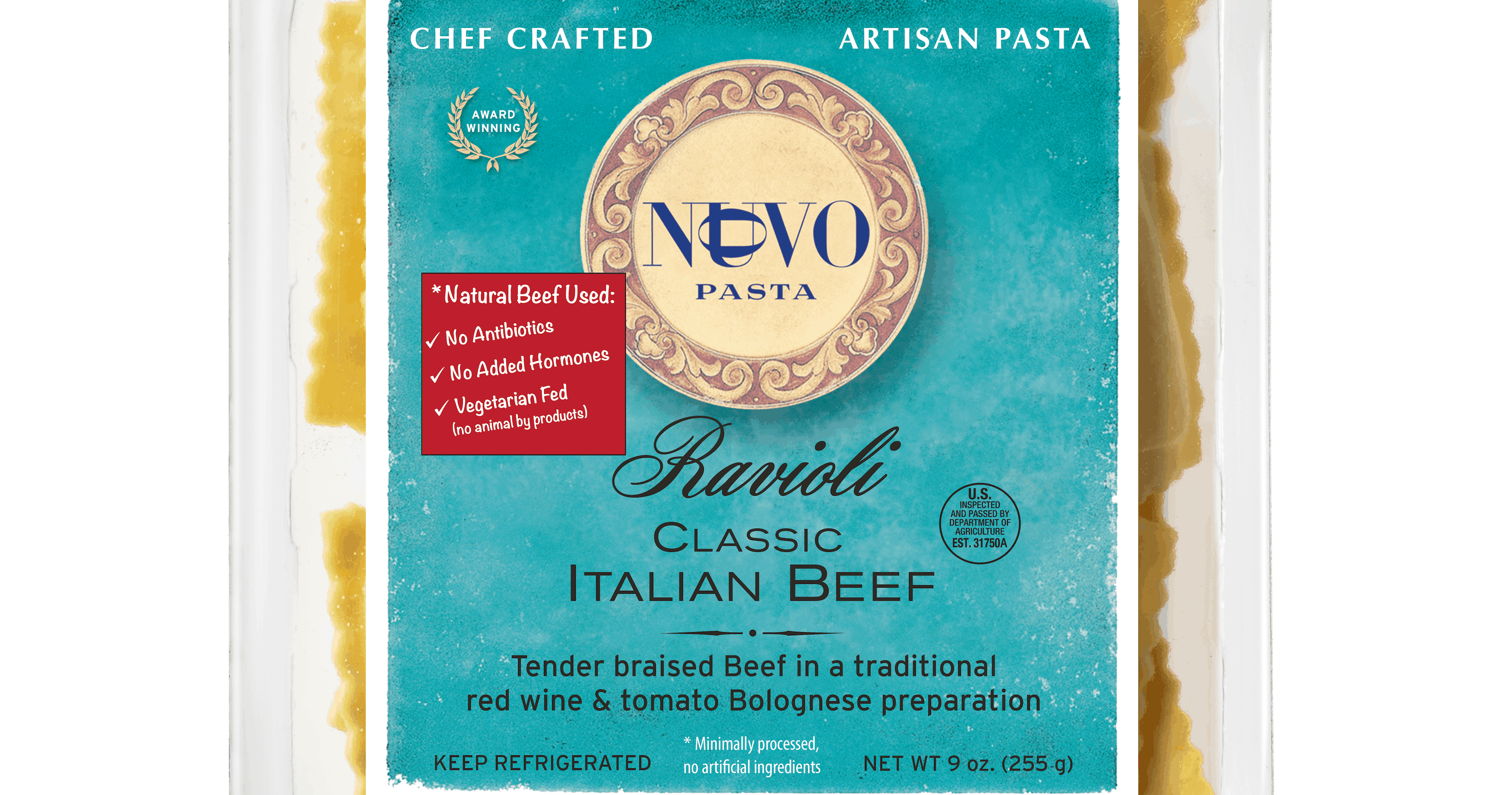 Classic Italian Beef Ravioli | Nuovo Pasta
