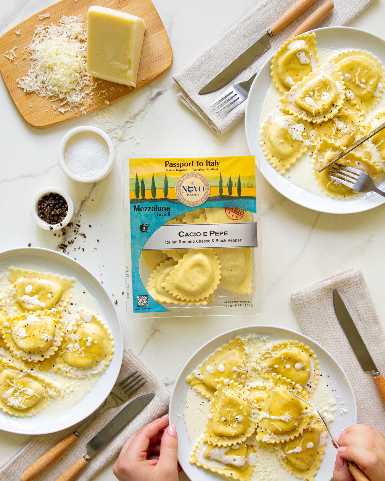 Cacio e Pepe Ravioli — Passport to Italy Collection